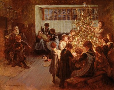 A árvore de Natal de 1911 de Albert Chevallier Tayler